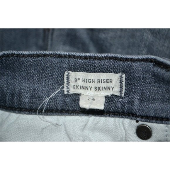 MADEWELL Women's 9" High Riser Skinny Skinny‎ Jeans SIZE 24 Gray - Picture 8 of 8
